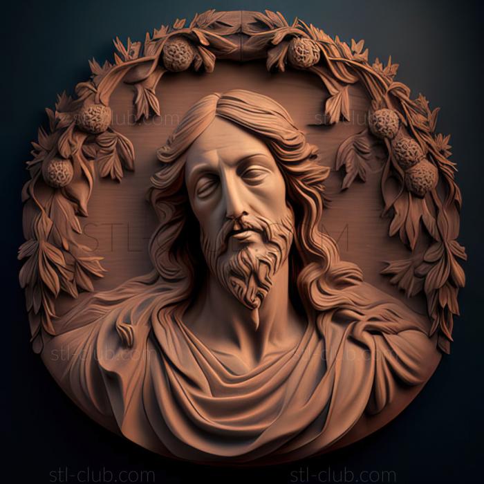 3D model st jesus (STL)